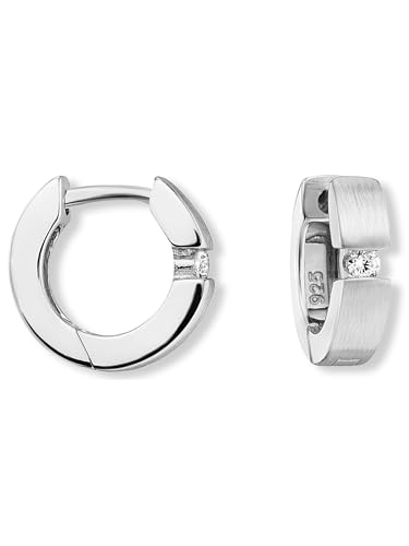 Zirkonia Ohrringe Creolen aus 925 Silber Zirkonia Ohrringe Creolen aus 925 Silber von 1001 JEWELS