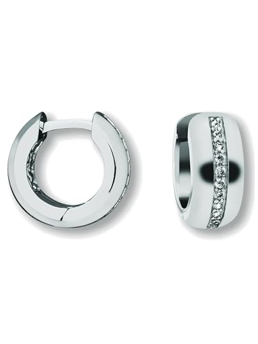 Zirkonia Ohrringe Creolen aus 925 Silber Zirkonia Ohrringe Creolen aus 925 Silber von 1001 JEWELS