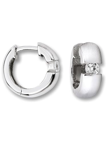 Zirkonia Ohrringe Creolen aus 925 Silber Zirkonia Ohrringe Creolen aus 925 Silber von 1001 JEWELS