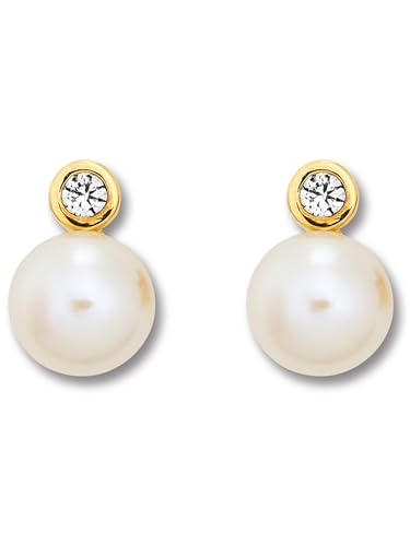 Zirkonia Ohrringe Ohrstecker aus 333 Gelbgold Zirkonia Ohrringe Ohrstecker aus 333 Gelbgold von 1001 JEWELS