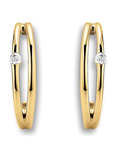 Zirkonia Ohrringe Ohrstecker aus 333 Gelbgold Zirkonia Ohrringe Ohrstecker aus 333 Gelbgold von 1001 JEWELS