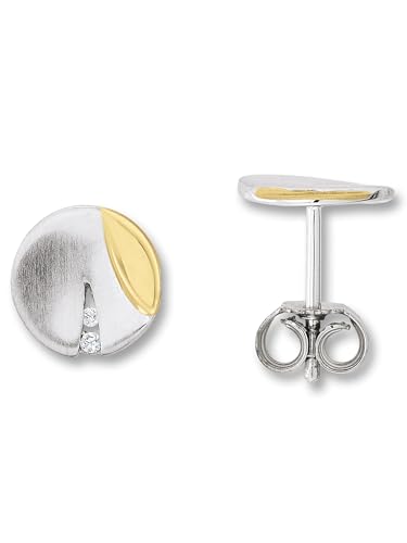 Zirkonia Ohrringe Ohrstecker aus 925 Silber von 1001 JEWELS