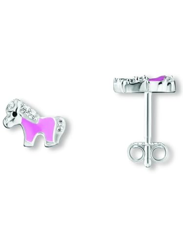 Zirkonia Ponny Ohrringe Ohrstecker aus 925 Silber von 1001 JEWELS