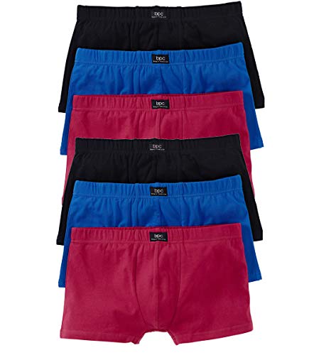 1001-kleine-Sachen 6er-Pack Herren Boxershorts Ben 2" Boxer aus Baumwolle Herrenslips Jersey Unterhosen Männer Unterwäsche in 3 Farben, Größe 4, 5, 6, 7, 8 und 9 (5=M) von 1001-kleine-Sachen