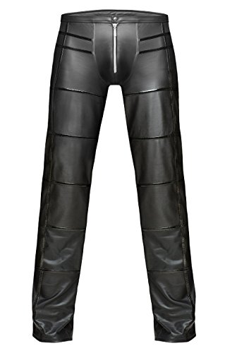 1001-kleine-Sachen at Herren Wetlook-Heose H021 Lange Hose in schwarz von Noir Handmade Dessous (XL=7) von 1001-kleine-Sachen