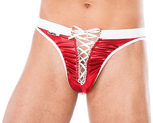 1001-kleine-Sachen at Xmas Herren String Weihnachten Unterhosen Nikoaus Slip Weihnachtsmann in rot von Andalea Dessous (2XL/3XL) von 1001-kleine-Sachen