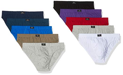 10er-Pack Herrenslips Mars aus Baumwolle Slip Unterhosen Männer Unterwäsche, Größe 4, 5, 6, 7, 8, 9 (7=XL) von 1001-kleine-Sachen