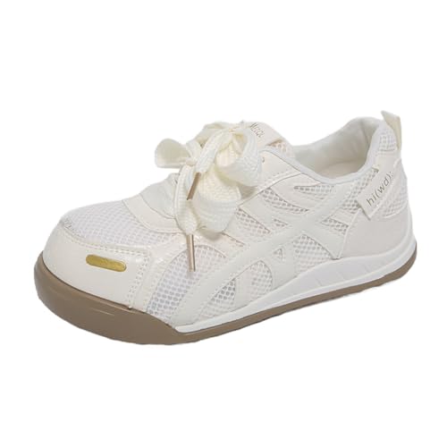 100junzidao Damen Atmungsmesh Trainingsschuhe Leichte Athletic Laufschuhe für Fitnessstudio Tennis Outdoor-Workout Bequeme Wanderschuhe für Studentinnen von 100junzidao