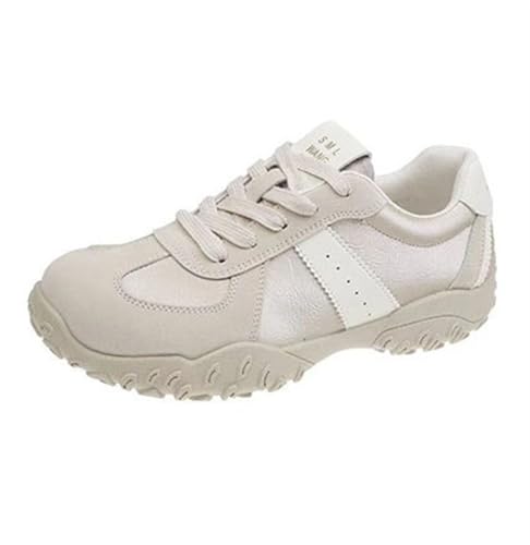 100junzidao Damen Ballerinas Vielseitige Sportschuhe mit Dicker Sohle Lässige Schuhe Leicht Atmungsaktive Plateauschuhe mit Absatz Bequeme Schnürschuhe zum Laufen 100junzidao Damen Ballerinas Vielseitige Sportschuhe mit Dicker Sohle Lässige Schuhe Leicht Atmungsaktive Plateauschuhe mit Absatz Bequeme Schnürschuhe zum Laufen von 100junzidao
