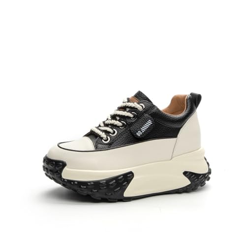100junzidao Damen Laufschuhe Bequeme Plateauschuhe mit Dicker Sohle Wanderschuhe Retro Casual Atmungsaktive leichte Fitness Sportschuhe 100junzidao Damen Laufschuhe Bequeme Plateauschuhe mit Dicker Sohle Wanderschuhe Retro Casual Atmungsaktive leichte Fitness Sportschuhe von 100junzidao