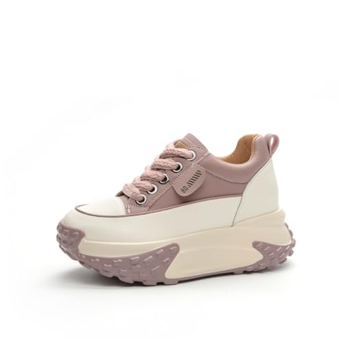 100junzidao Damen Laufschuhe Bequeme Plateauschuhe mit Dicker Sohle Wanderschuhe Retro Casual Atmungsaktive leichte Fitness Sportschuhe 100junzidao Damen Laufschuhe Bequeme Plateauschuhe mit Dicker Sohle Wanderschuhe Retro Casual Atmungsaktive leichte Fitness Sportschuhe von 100junzidao