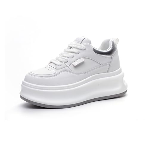 100junzidao Damen Plateau Sneakers Leder PU Chunky Kleine weiße Schuhe Mode Lässig Schrägabsatz Training Atmungsaktiv Peplum Leicht Weiß 35 100junzidao Damen Plateau Sneakers Leder PU Chunky Kleine weiße Schuhe Mode Lässig Schrägabsatz Training Atmungsaktiv Peplum Leicht Weiß 35 von 100junzidao
