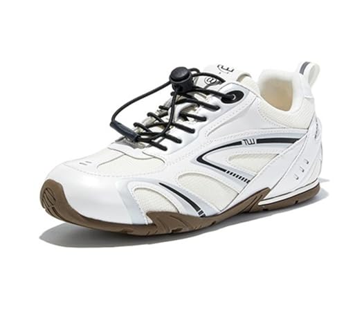 100junzidao Damen Plateauschuhe Vintage Leder Dicke Sohle Laufschuhe Sportschuhe Dad Schuhe Mesh Atmungsaktive leichte Bequeme Schnürschuhe Wanderschuhe 100junzidao Damen Plateauschuhe Vintage Leder Dicke Sohle Laufschuhe Sportschuhe Dad Schuhe Mesh Atmungsaktive leichte Bequeme Schnürschuhe Wanderschuhe von 100junzidao