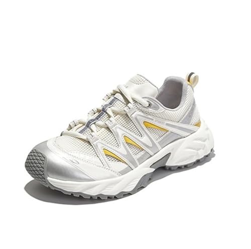 100junzidao Damen Plateauschuhe mit Dicker Sohle Wanderschuhe Flache leichte Mesh Schuhe Atmungsaktive Freizeitschuhe Erhöhte Klassische Bequeme Schnürschuhe Laufschuhe 100junzidao Damen Plateauschuhe mit Dicker Sohle Wanderschuhe Flache leichte Mesh Schuhe Atmungsaktive Freizeitschuhe Erhöhte Klassische Bequeme Schnürschuhe Laufschuhe von 100junzidao