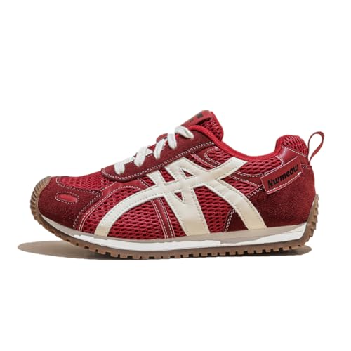 100junzidao Damen Plateform Trainingsschuhe Komfort Sneakers Atmungsaktives Mesh-Futter Retro Laufschuhe Fußgewölbeunterstützung Leichtes Gehen von 100junzidao