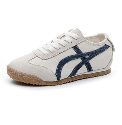 100junzidao Damen Sneaker mit Dicker Plateausohle vielseitig leicht für den Alltag Schnürung bequem klassisch flach atmungsaktiv Walking Laufschuhe 100junzidao Damen Sneaker mit Dicker Plateausohle vielseitig leicht für den Alltag Schnürung bequem klassisch flach atmungsaktiv Walking Laufschuhe von 100junzidao