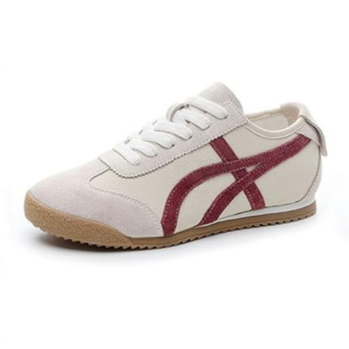 100junzidao Damen Sneaker mit Dicker Plateausohle vielseitig leicht für den Alltag Schnürung bequem klassisch flach atmungsaktiv Walking Laufschuhe 100junzidao Damen Sneaker mit Dicker Plateausohle vielseitig leicht für den Alltag Schnürung bequem klassisch flach atmungsaktiv Walking Laufschuhe von 100junzidao