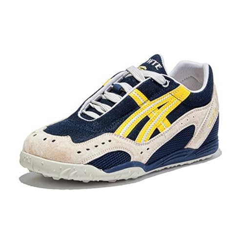 100junzidao Damen Sneaker mit Dicker Sohle Plateau Schnürung Bequeme Tennis Laufschuhe leichte Retro Klassiker atmungsaktives Mesh Wanderschuhe Blau 39 100junzidao Damen Sneaker mit Dicker Sohle Plateau Schnürung Bequeme Tennis Laufschuhe leichte Retro Klassiker atmungsaktives Mesh Wanderschuhe Blau 39 von 100junzidao