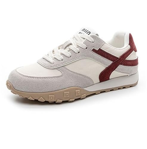 100junzidao Damen Walking Schuhe Low Top Schuhe mit Dicker Sohle Lässige Plateauschuhe Atmungsaktive Klassische Schnürschuhe Bequeme leichte Laufschuhe 100junzidao Damen Walking Schuhe Low Top Schuhe mit Dicker Sohle Lässige Plateauschuhe Atmungsaktive Klassische Schnürschuhe Bequeme leichte Laufschuhe von 100junzidao