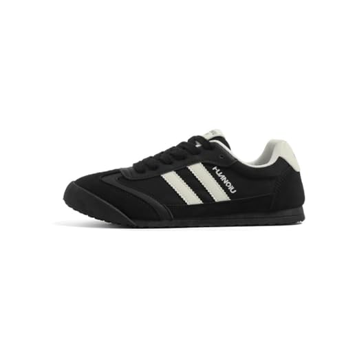 100junzidao Flache Sportschuhe Modische niedrige Wanderschuhe Road Dating Sneaker Leicht und atmungsaktiv Weiß 37 von 100junzidao