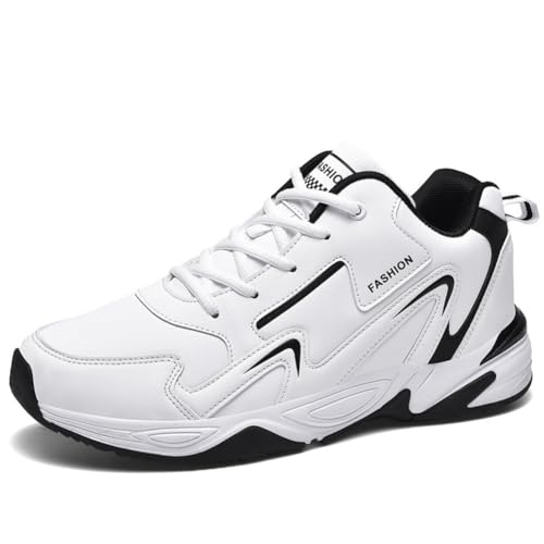 100junzidao Herren-Outdoor-Wanderschuhe Modische Low-Top-Wander- und Kletterschuhe mit Rutschfester, stoßdämpfender und bequemer Konstruktion. Weiß 39 von 100junzidao
