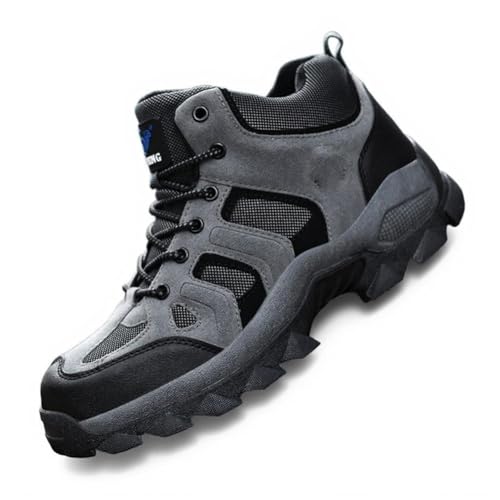 100junzidao Hohe Wanderstiefel für Damen Herren Große Größen Wander-Trekkingschuhe Frühling Herbst Isoliert Atmungsaktiv Leicht Grau 39 100junzidao Hohe Wanderstiefel für Damen Herren Große Größen Wander-Trekkingschuhe Frühling Herbst Isoliert Atmungsaktiv Leicht Grau 39 von 100junzidao