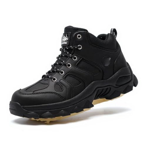100junzidao Hohe Wanderstiefel für Damen Herren Große Größen Wander-Trekkingschuhe Frühling Herbst Isoliert Atmungsaktiv Leicht Schwarz 40 100junzidao Hohe Wanderstiefel für Damen Herren Große Größen Wander-Trekkingschuhe Frühling Herbst Isoliert Atmungsaktiv Leicht Schwarz 40 von 100junzidao