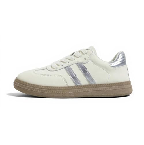 100junzidao Plateausneaker für Damen Modische Freizeitschuhe Niedrige Schnürschuhe Wanderschuhe Trainingsschuhe Silber 38 100junzidao Plateausneaker für Damen Modische Freizeitschuhe Niedrige Schnürschuhe Wanderschuhe Trainingsschuhe Silber 38 von 100junzidao