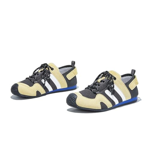 100junzidao Vintage German Trainer Sneaker für Damen Casual Flache Bequeme Walking Schuhe rutschfeste Militär Sport Schuhe für Fitness Laufen Training Campus von 100junzidao