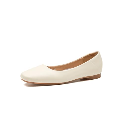 Bequeme Wanderschuhe für Damen Flache Niedrigabsatz Runde Zehe Pumps Schlupf Atmungsaktive Arbeitsschuhe für Ältere Damen rutschfeste Bequeme Freizeit Loafers von 100junzidao