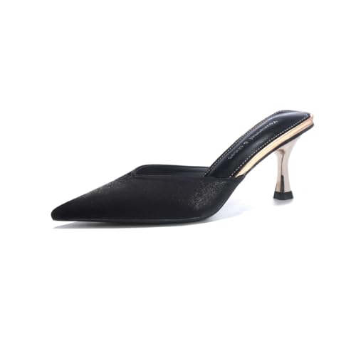 Damen Spitze Feine High Heel Sandalen Slipper Bequeme Elegante Satin Hochzeit Bankettschuhe Slipper Elegante Sexy Party Schuhe Damen Spitze Feine High Heel Sandalen Slipper Bequeme Elegante Satin Hochzeit Bankettschuhe Slipper Elegante Sexy Party Schuhe von 100junzidao