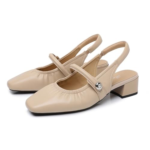 Damen quadratischen Kopf High Heels Fairy Temperament Elegant Comfortable Flat Ballet Schuhe Non-Slip Gentle Peplum Palace Wedding Schuhe Damen quadratischen Kopf High Heels Fairy Temperament Elegant Comfortable Flat Ballet Schuhe Non-Slip Gentle Peplum Palace Wedding Schuhe von 100junzidao