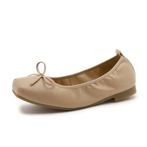 Frauen Gericht Schuhe Shallow Bow Casual Flach rutschfest Ballettschuhe Temperament Bequem Retro Kleid Hochzeit Arbeit Einkaufen High Heels Braun 38 Frauen Gericht Schuhe Shallow Bow Casual Flach rutschfest Ballettschuhe Temperament Bequem Retro Kleid Hochzeit Arbeit Einkaufen High Heels Braun 38 von 100junzidao