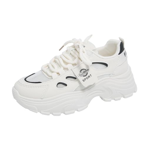 Frauen Laufen Casual Schuhe Training Turnschuhe Atmungsaktives Mesh modische Plattform Höhe erhöhende Schuhe bequem Nicht reizend zu den Füßen Schwarz 38 Frauen Laufen Casual Schuhe Training Turnschuhe Atmungsaktives Mesh modische Plattform Höhe erhöhende Schuhe bequem Nicht reizend zu den Füßen Schwarz 38 von 100junzidao