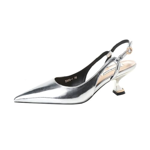 Spaghettiträger Sandalen für Damen mit Absatz Lackleder Bequeme sexy Schuhe mit spitzer Zehenpartie Karriere und Pendlerschuhe elegant geeignet für Partys und Bankette Spaghettiträger Sandalen für Damen mit Absatz Lackleder Bequeme sexy Schuhe mit spitzer Zehenpartie Karriere und Pendlerschuhe elegant geeignet für Partys und Bankette von 100junzidao