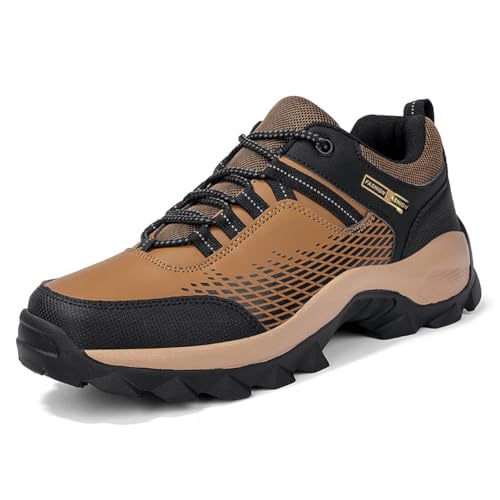 wasserdichte Low-Top-Wanderschuhe für Herren und Damen Outdoor-Walking- und Kletter-Schuhe Reisen Offroad-Camping All-Terrain-Training Gelb 39 von 100junzidao