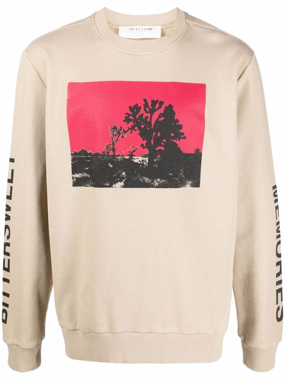 1017 ALYX 9SM Sweatshirt mit Joshua-Print - Nude von 1017 ALYX 9SM