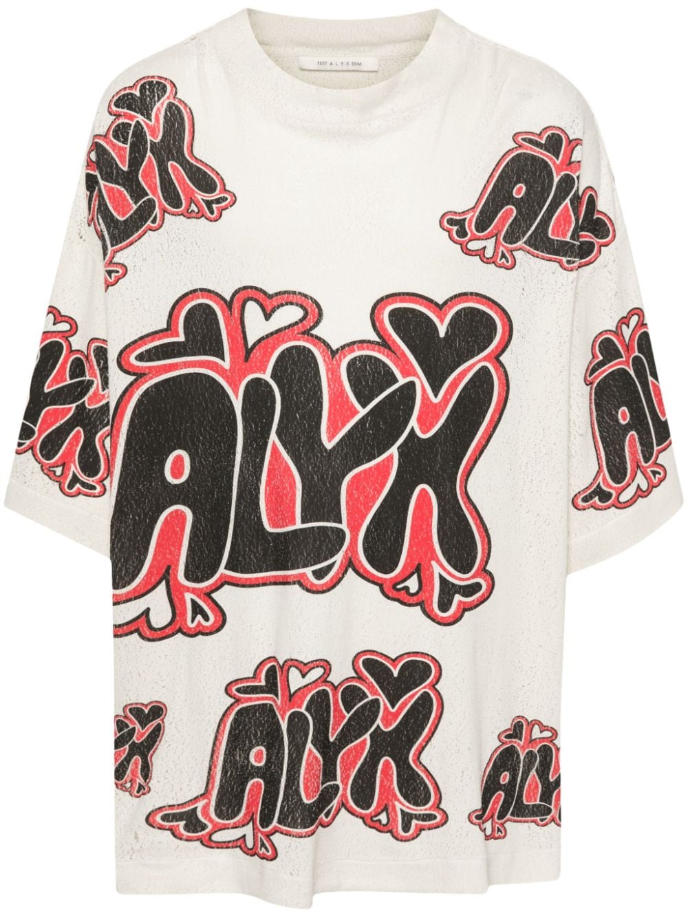 1017 ALYX 9SM T-Shirt im Distressed-Look - Nude von 1017 ALYX 9SM