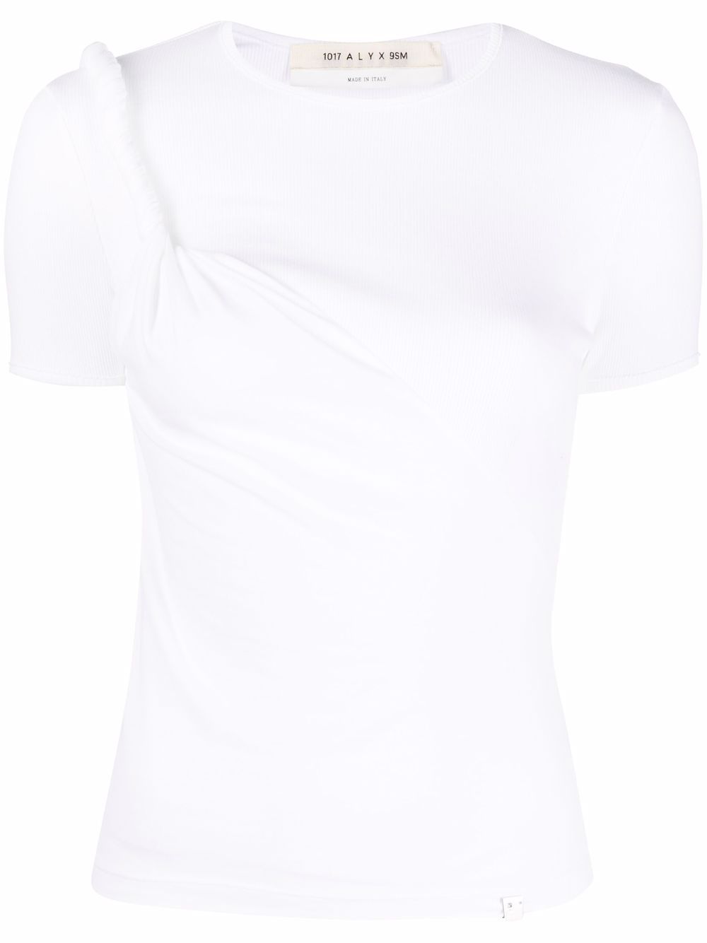 1017 ALYX 9SM Asymmetrisches T-Shirt - Weiß von 1017 ALYX 9SM