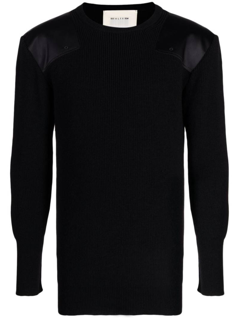 1017 ALYX 9SM Gerippter Pullover - Schwarz von 1017 ALYX 9SM