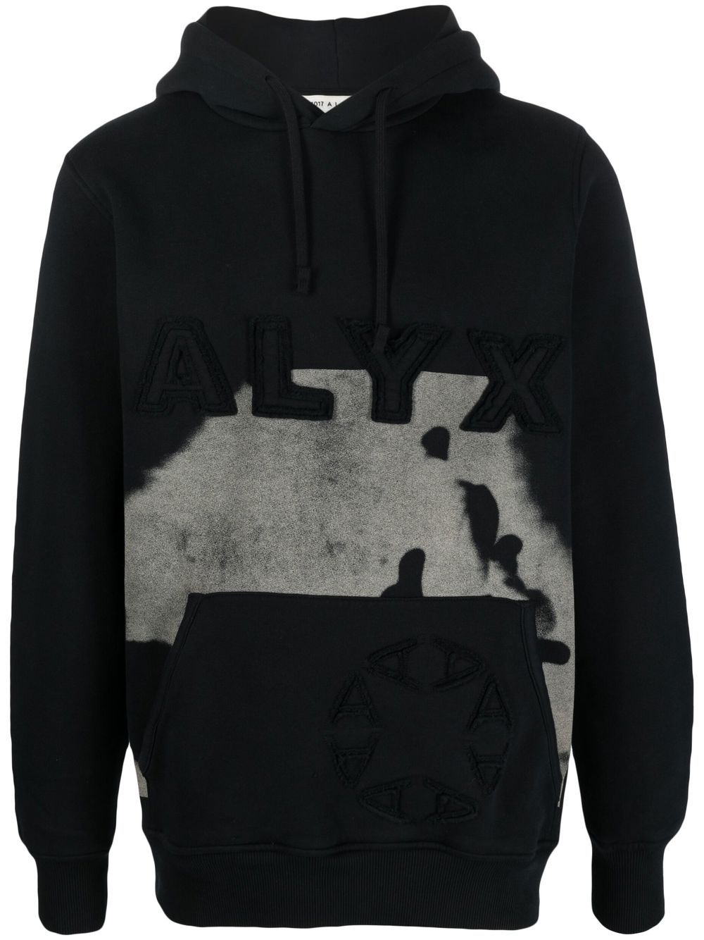 1017 ALYX 9SM Hoodie mit Logo-Stickerei - Schwarz von 1017 ALYX 9SM