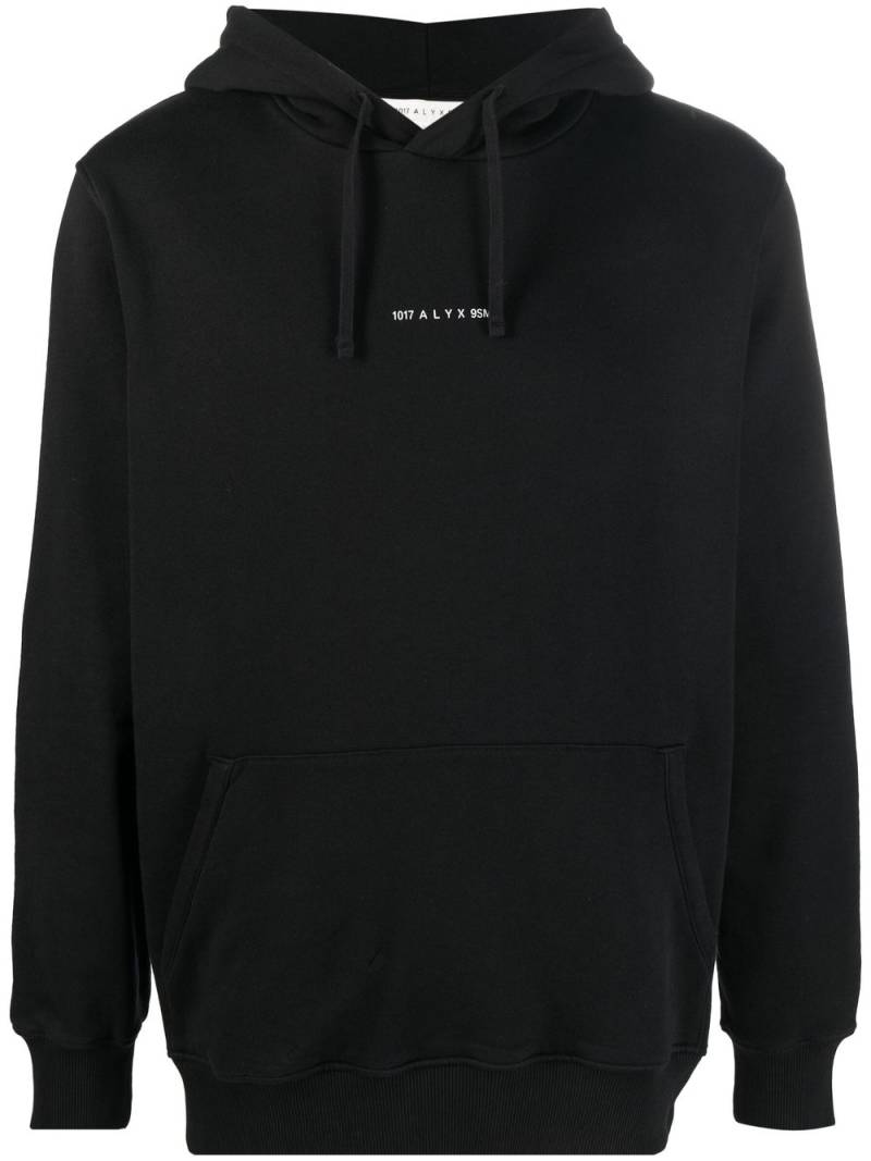 1017 ALYX 9SM Hoodie mit Logo-Print - Schwarz von 1017 ALYX 9SM