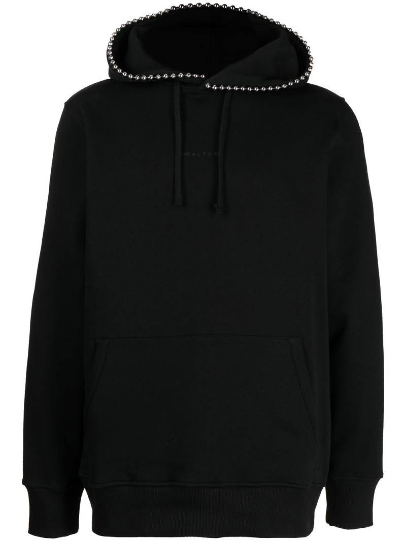 1017 ALYX 9SM Hoodie mit Nieten - Schwarz von 1017 ALYX 9SM