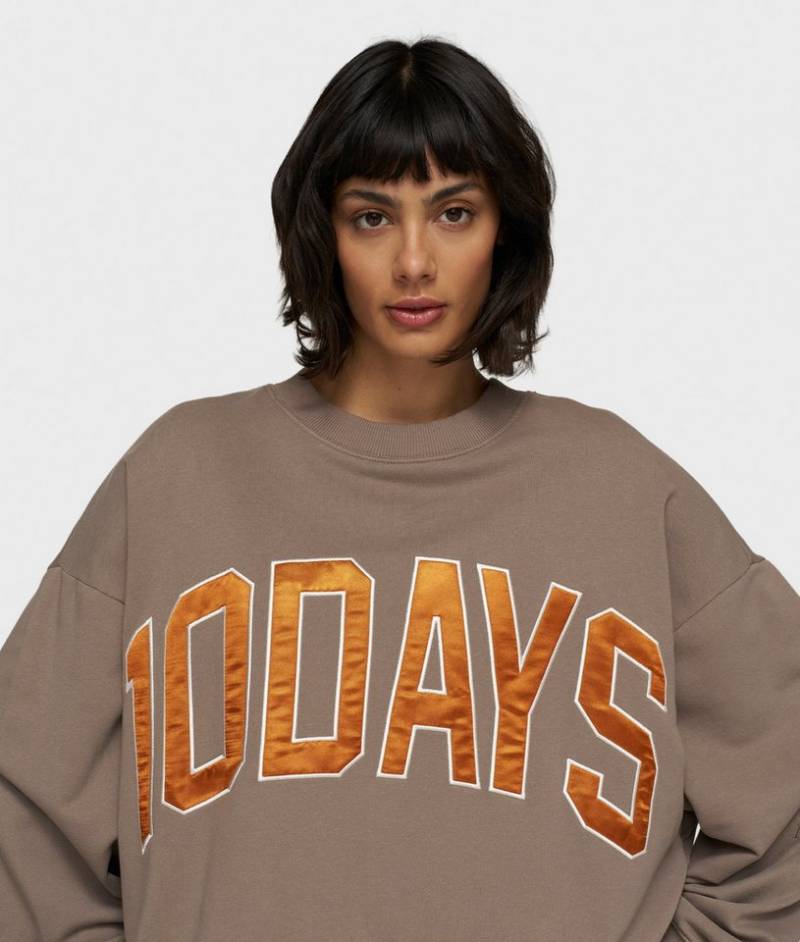 10DAYS Rundhalspullover baseball sweater 10DAYS 10DAYS Rundhalspullover baseball sweater 10DAYS von 10DAYS