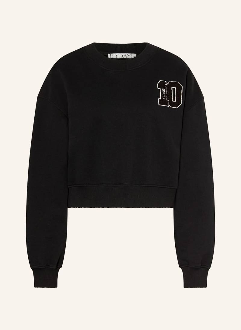 10days Cropped-Sweatshirt schwarz von 10DAYS