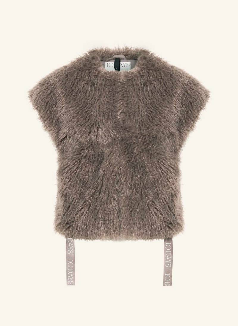 10days Kunstfell-Weste beige von 10DAYS