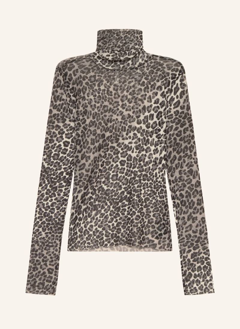 10days Longsleeve Aus Mesh braun von 10DAYS