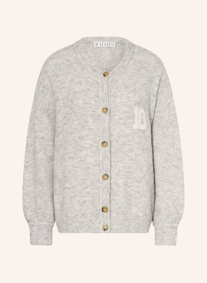 10days Strickjacke Mit Alpaka grau von 10DAYS