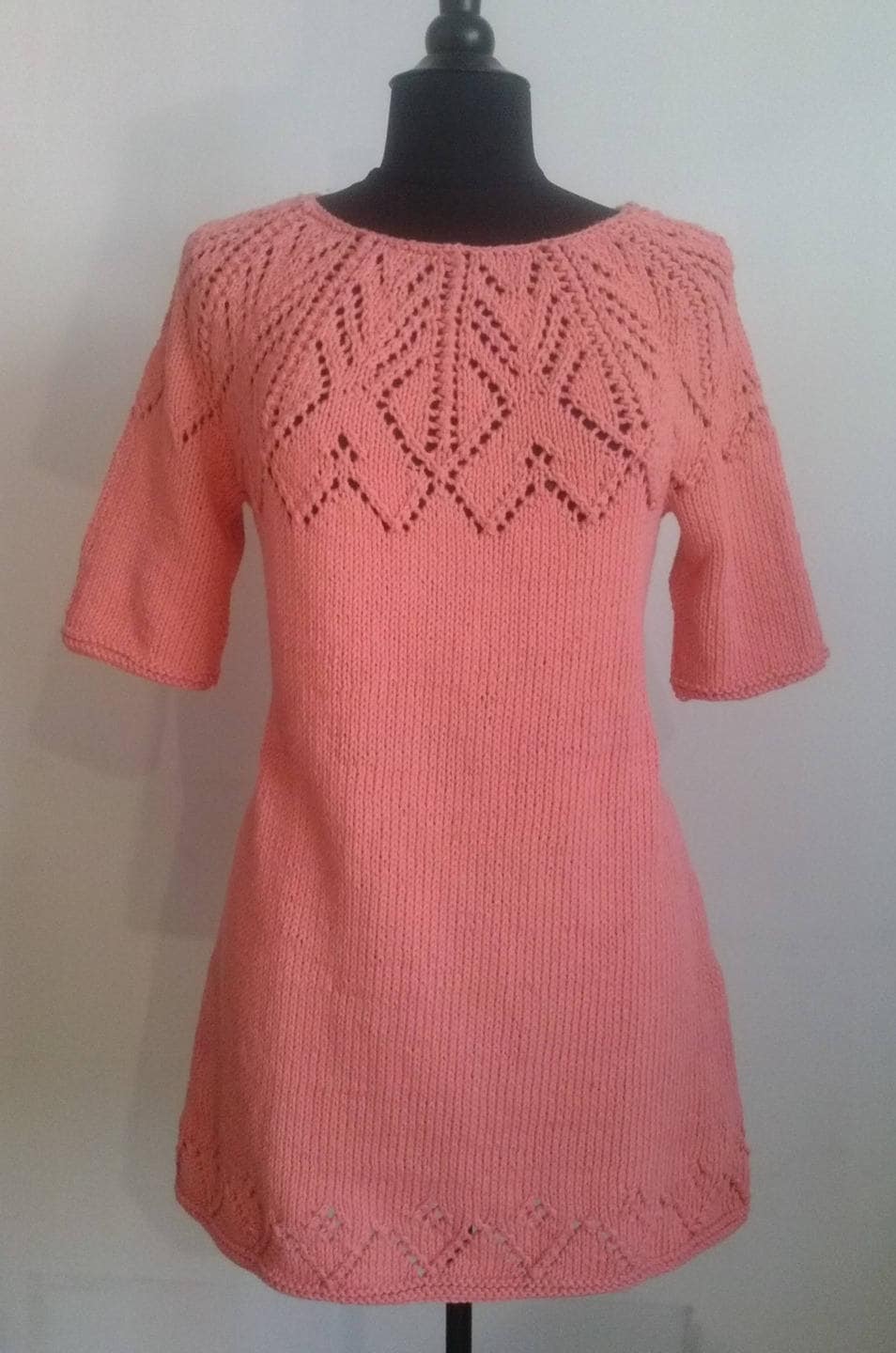 Damenkleid 38 40 in Durchbrochenen Mustern Aus Reiner Baumwolle Damenkleid 38 40 in Durchbrochenen Mustern Aus Reiner Baumwolle von 10Doigts2Mains