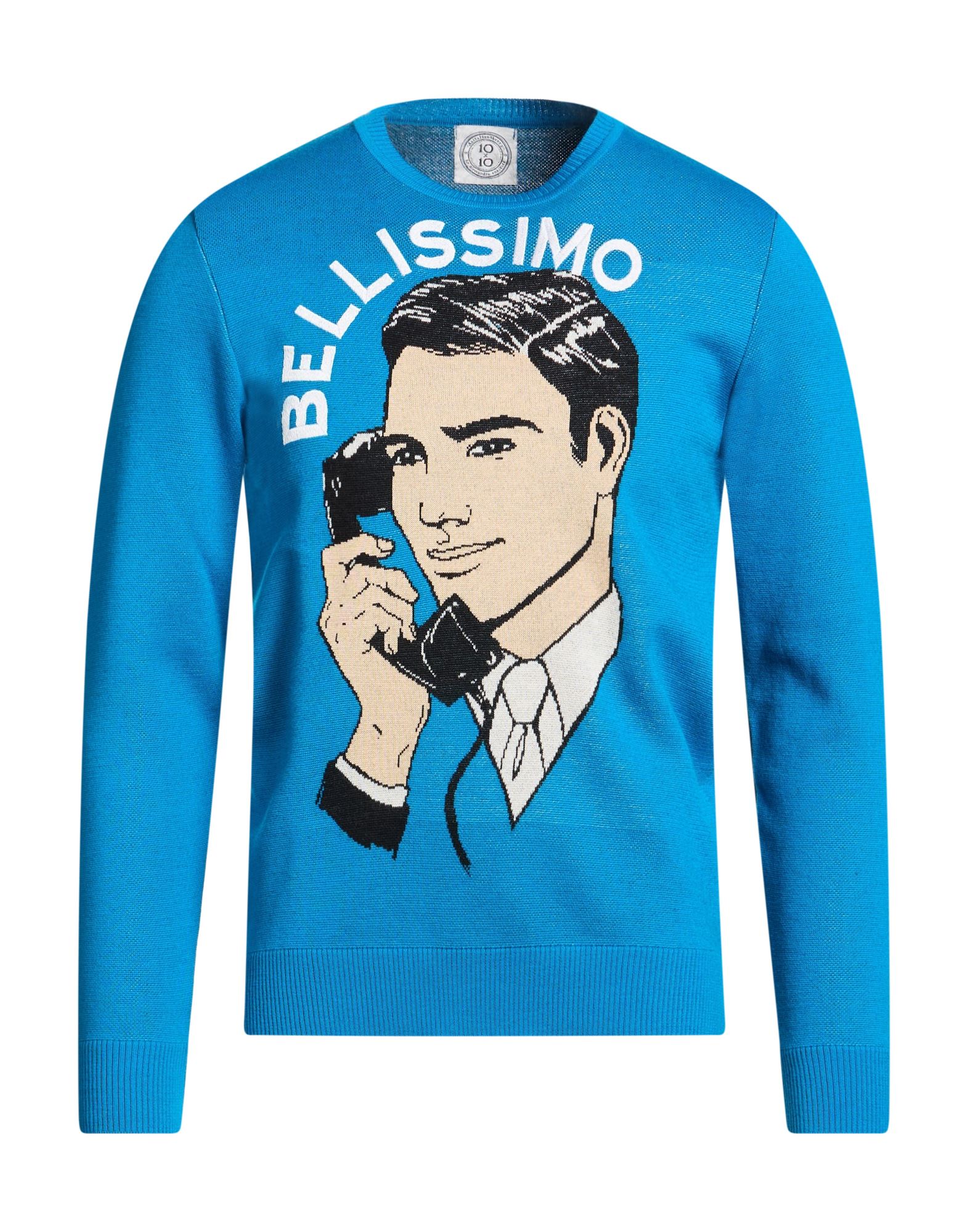 10X10 ANITALIANTHEORY Pullover Herren Azurblau 10X10 ANITALIANTHEORY Pullover Herren Azurblau von 10X10 ANITALIANTHEORY
